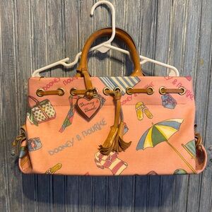 Dooney and Burke Pink Summer Pattern